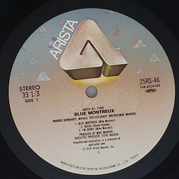 Arista All Stars - Blue Montreux (Vinyl, LP, Album, Stereo)