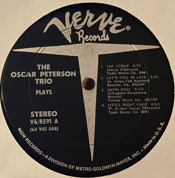 The Oscar Peterson Trio - The Oscar Peterson Trio Plays (Vinyl, LP, Album, Stereo) Very Good (VG) / Very Good (VG)