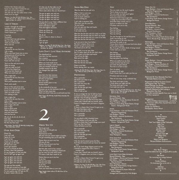 Madonna - Like A Virgin (Vinyl, LP, Album, Stereo)