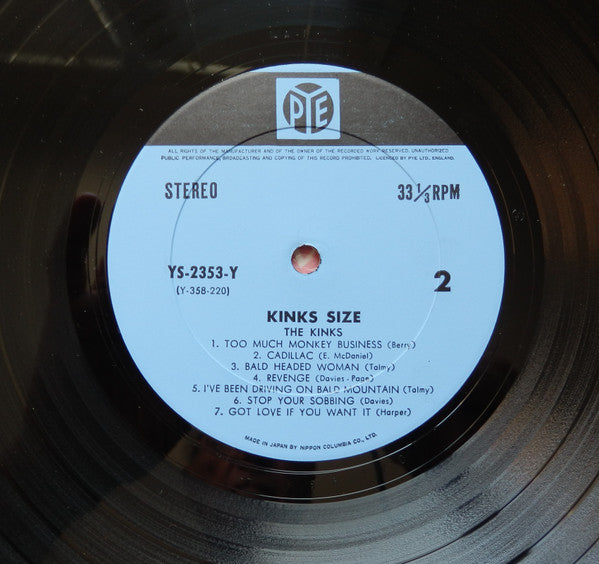 The Kinks - Kinks Size (Vinyl, LP, Album, Reissue, Stereo) Very Good (VG) / Very Good Plus (VG+)