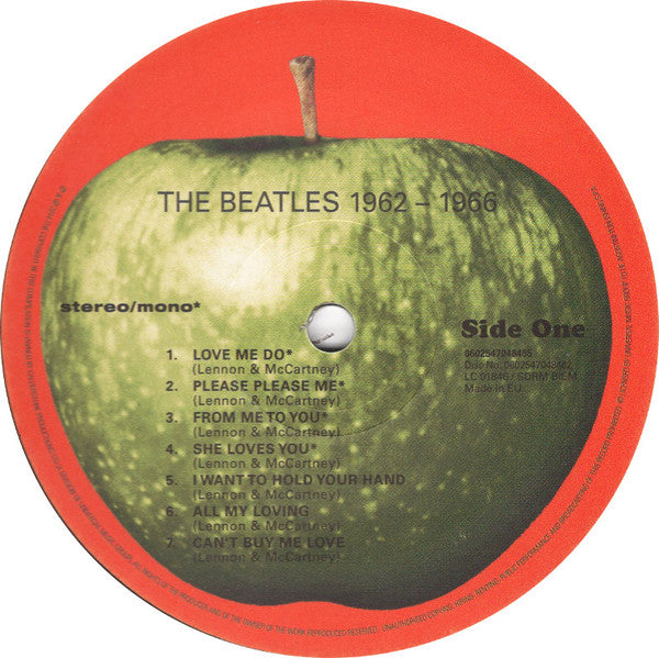 The Beatles - 1962-1966 (2xVinyl, LP, Compilation, Reissue, Remastered, Stereo) Very Good Plus (VG+) / Very Good Plus (VG+)