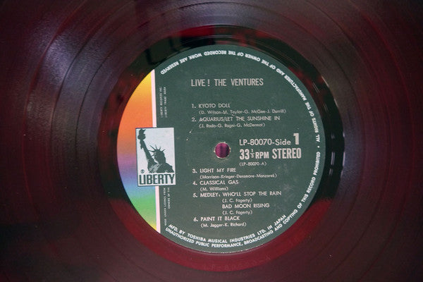 The Ventures - Live! (Vinyl, LP, Stereo) Very Good Plus (VG+) / Very Good Plus (VG+)