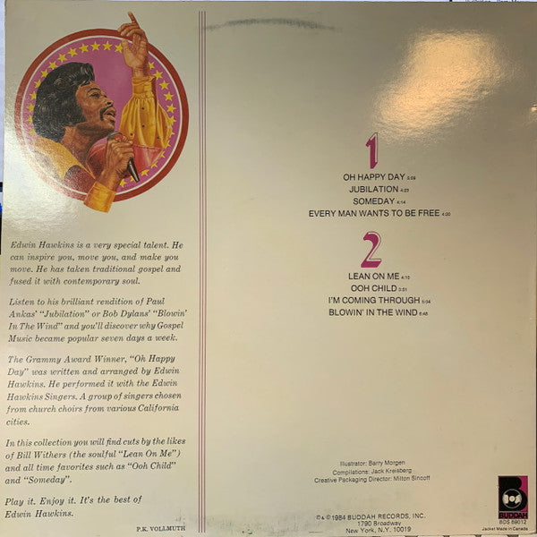 Edwin Hawkins Singers - The Best Of The Edwin Hawkins Singers (Vinyl, LP, Compilation, Reissue) Very Good Plus (VG+) / Very Good (VG)