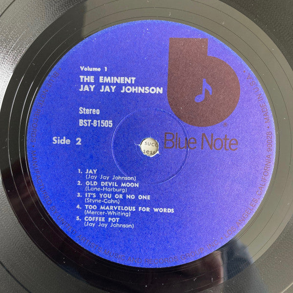 J.J. Johnson - The Eminent Jay Jay Johnson Volume 1 (Vinyl, LP, Compilation, Reissue) Very Good Plus (VG+) / Very Good Plus (VG+)