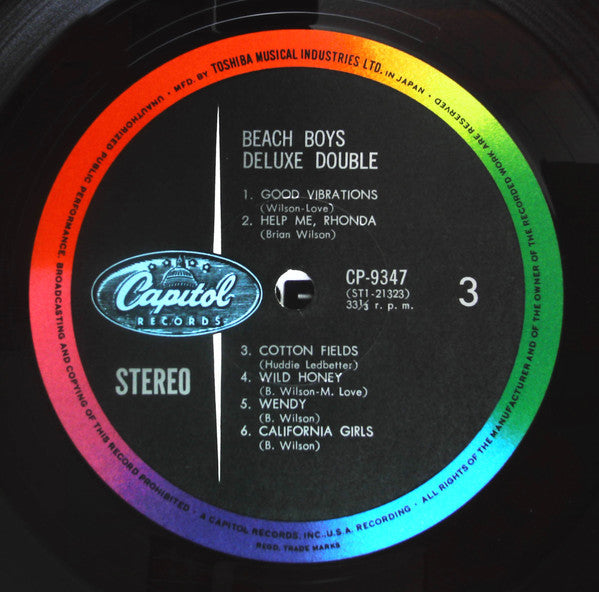 The Beach Boys - Deluxe Double (2xVinyl, LP, Compilation, Stereo) Good Plus (G+) / Good Plus (G+)