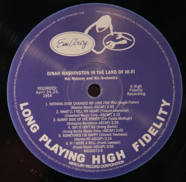 Dinah Washington - In The Land Of Hi-Fi (Vinyl, LP, Album, Reissue)