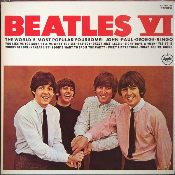 The Beatles - Beatles VI (Vinyl, LP, Album, Stereo) Very Good (VG) / Very Good (VG)