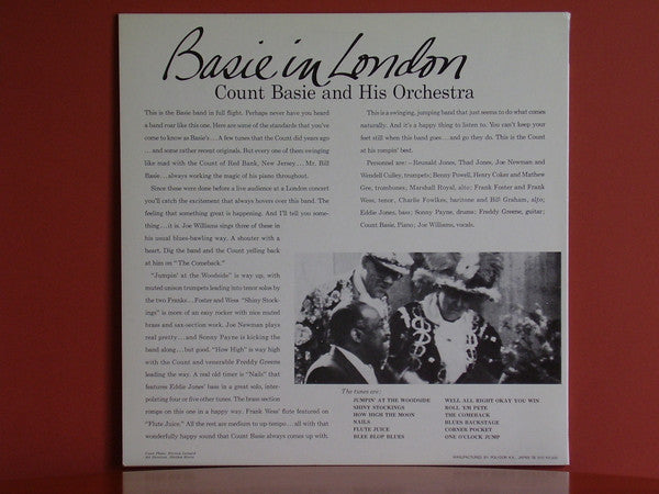 Count Basie Orchestra - Basie In London (Vinyl, LP, Album, Reissue, Mono) Very Good Plus (VG+) / Very Good Plus (VG+)