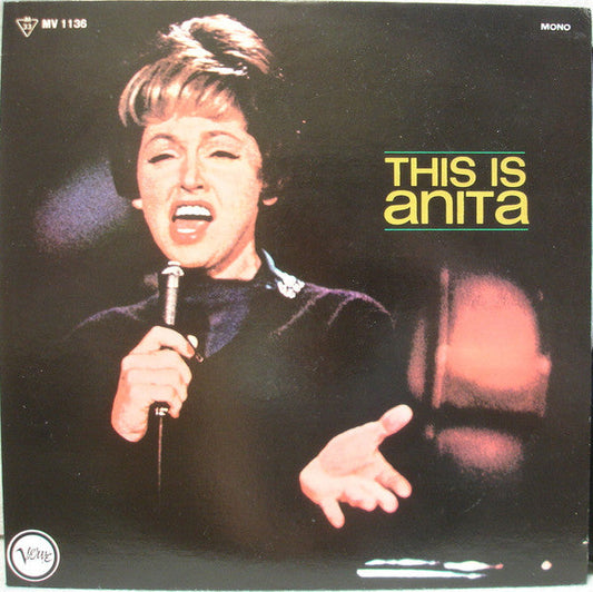Anita O'Day - This Is Anita (Vinyl, LP, Album, Mono) Very Good (VG) / Good Plus (G+)