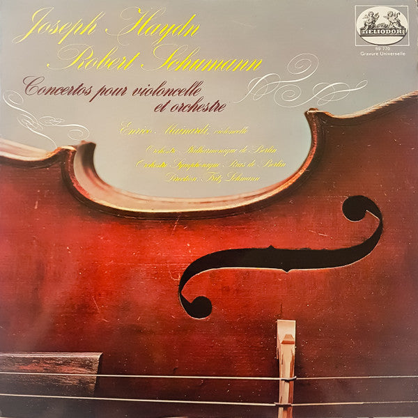 Enrico Mainardi - J. Haydn, Schumann - Concertos Pour Violoncelle Et Orchestre (Vinyl, LP) Very Good (VG) / Good Plus (G+)