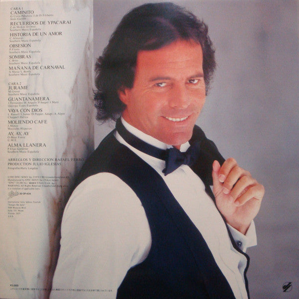 Julio Iglesias - America (Vinyl, LP, Album) Very Good (VG) / Very Good Plus (VG+)
