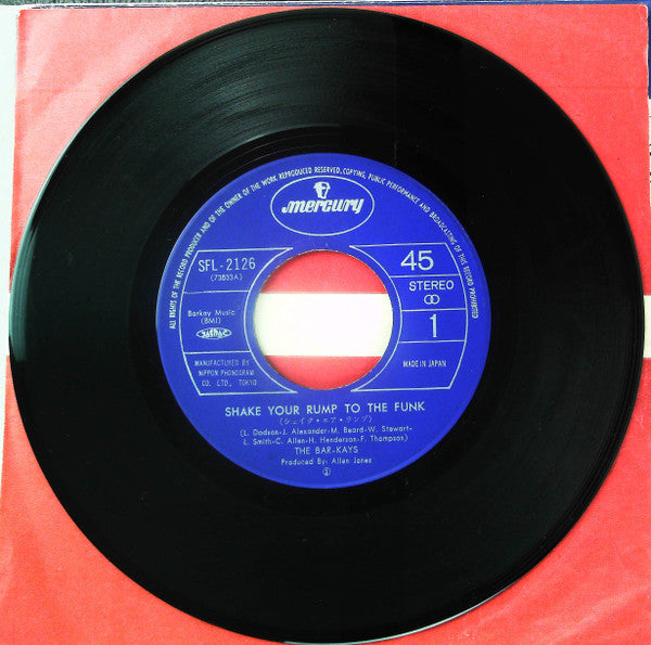 Bar-Kays - Shake Your Rump To The Funk (Vinyl, 7", 45 RPM, Single) Very Good (VG) / Very Good (VG)