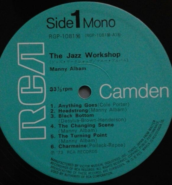 Manny Albam - The Jazz Workshop (Vinyl, LP, Album, Reissue, Mono) Near Mint (NM or M-) / Very Good Plus (VG+)