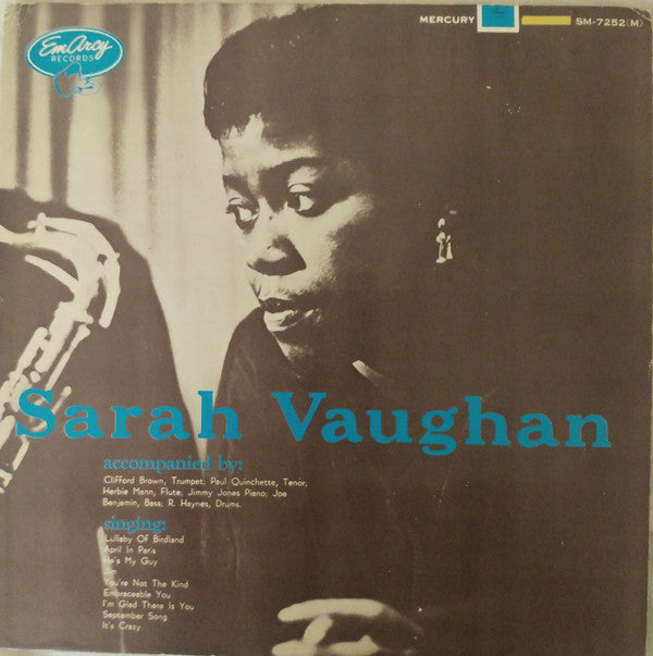 Sarah Vaughan - Sarah Vaughan (Vinyl, LP, Album, Mono)