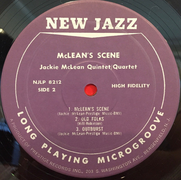 Jackie McLean - McLean's Scene (Vinyl, LP, Album, Reissue, Remastered, Mono) Near Mint (NM or M-) / Near Mint (NM or M-)