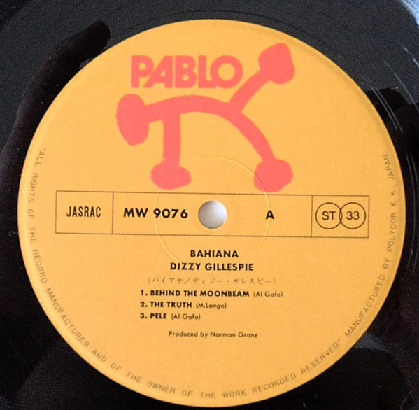Dizzy Gillespie - Bahiana (2xVinyl, LP, Album) Very Good (VG) / Very Good (VG)