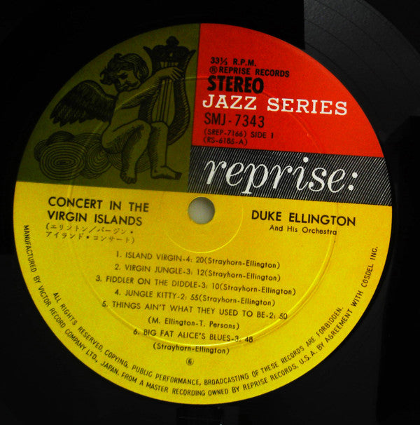 Duke Ellington And His Orchestra - Concert In The Virgin Islands (Vinyl, LP, Album, Stereo) Very Good Plus (VG+) / Very Good Plus (VG+)