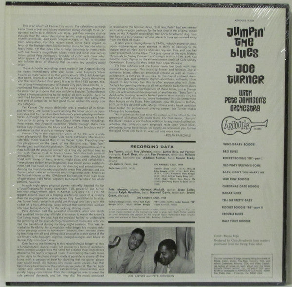 Big Joe Turner - Jumpin' The Blues (Vinyl, LP, Album, Repress) Very Good Plus (VG+) / Very Good Plus (VG+)