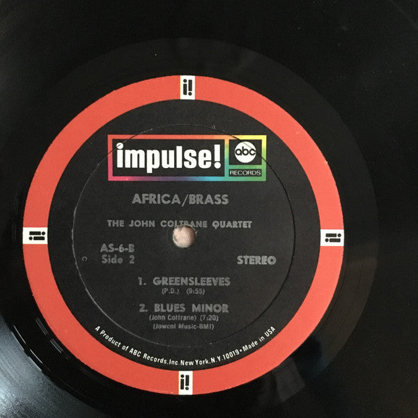 The John Coltrane Quartet - Africa / Brass (Vinyl, LP, Album, Reissue, Stereo) Very Good (VG) / Very Good (VG)