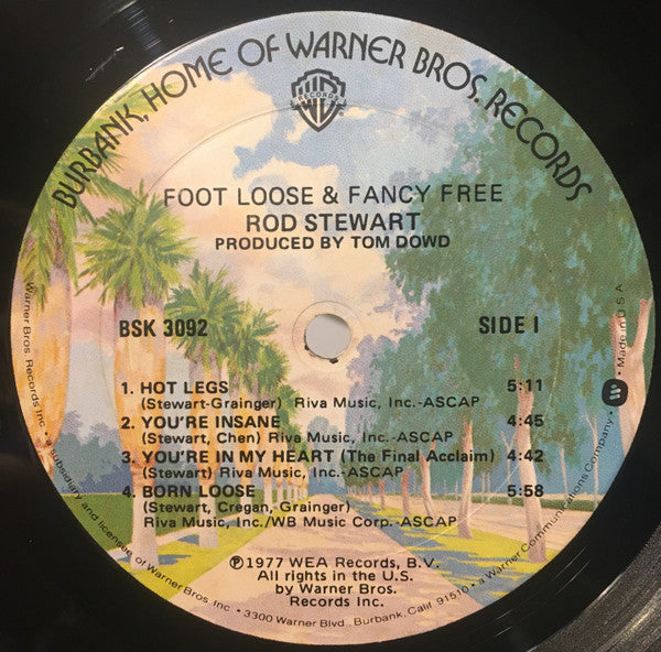 Rod Stewart - Foot Loose & Fancy Free (Vinyl, LP, Album) Very Good (VG) / Very Good (VG)