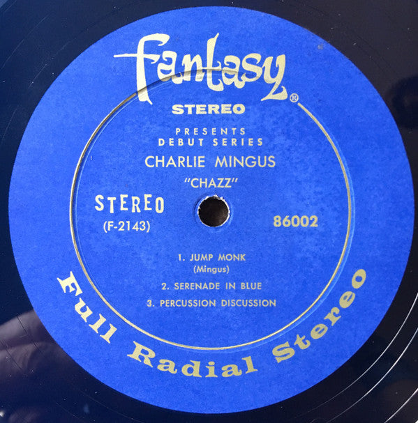 The Charles Mingus Quintet - Chazz! (Vinyl, LP, Album, Stereo, Reissue) Good Plus (G+) / Good (G)