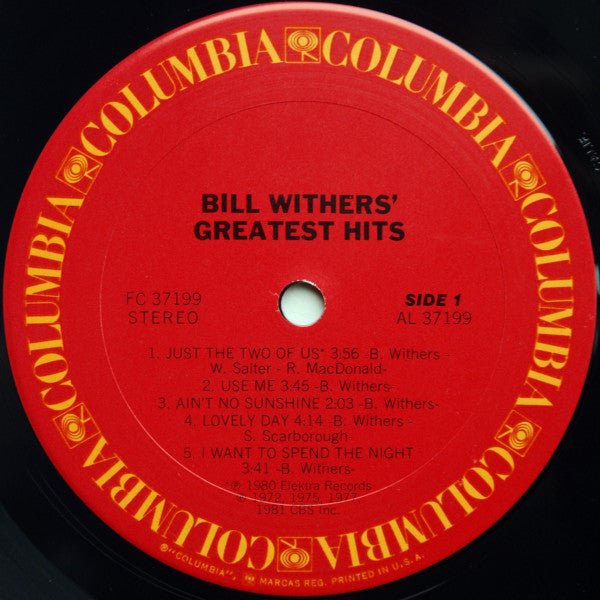 Bill Withers - Bill Withers' Greatest Hits (Vinyl, LP, Compilation,...