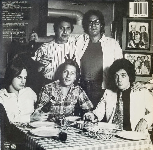 Billy Joel - The Stranger (Vinyl, LP, Album, Stereo) Very Good Plus (VG+) / Very Good Plus (VG+)