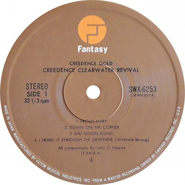 Creedence Clearwater Revival - Creedence Gold (Vinyl, LP, Compilation, Reissue) Very Good Plus (VG+) / Very Good Plus (VG+)