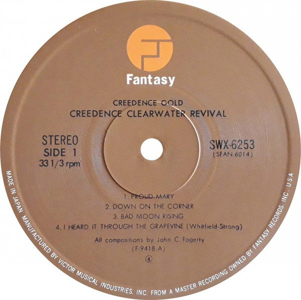 Creedence Clearwater Revival - Creedence Gold (Vinyl, LP, Compilation, Reissue) Very Good Plus (VG+) / Very Good Plus (VG+)