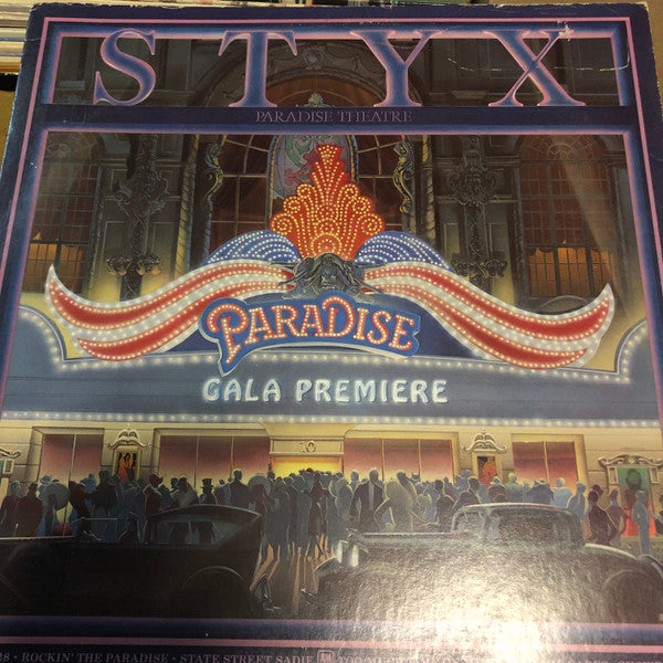 Styx - Paradise Theater (Vinyl, LP, Stereo) Good Plus (G+) / Very Good (VG)