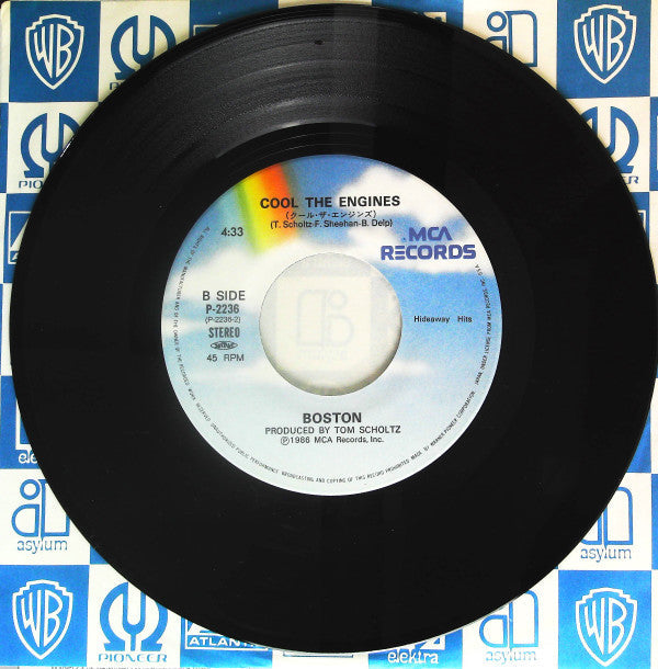 Boston - Can'tcha Say (You Believe In Me) / Cool The Engines (Vinyl, 7") Very Good Plus (VG+) / Very Good Plus (VG+)