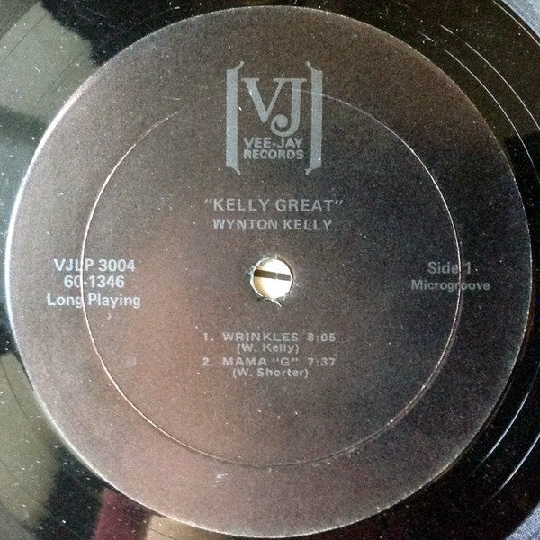 Wynton Kelly - Kelly Great (Vinyl, LP, Album, Reissue) Very Good (VG) / Very Good (VG)