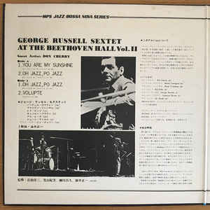 The George Russell Sextet - At Beethoven Hall II (Vinyl, LP, Album, Promo, Stereo) Very Good Plus (VG+) / Very Good Plus (VG+)
