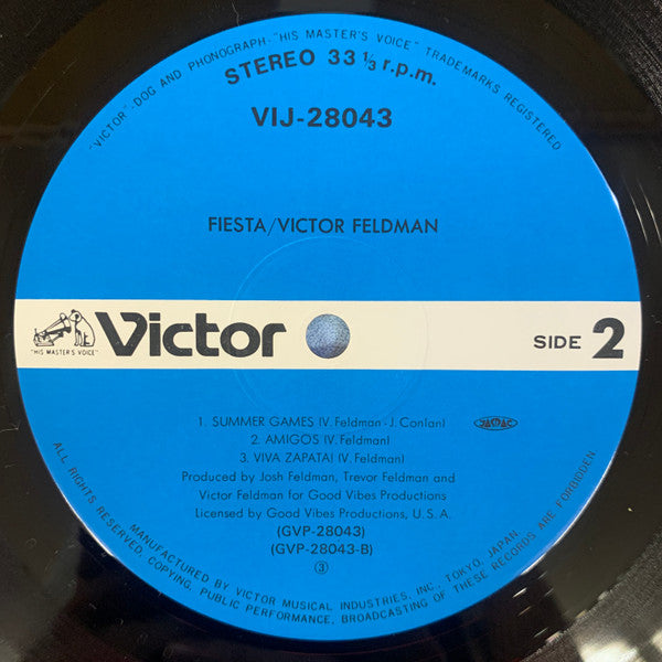 Victor Feldman - Fiesta (Vinyl, LP, Album)