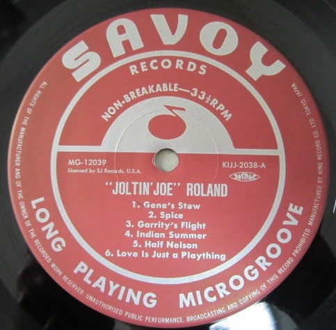 Joe Roland - Joltin' Joe Roland (Vinyl, LP, Reissue, Mono) Very Good Plus (VG+) / Very Good Plus (VG+)