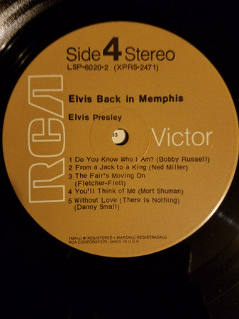 Elvis Presley - From Memphis To Vegas / From Vegas To Memphis (2xVinyl, LP, Album, Reissue, Stereo) Very Good (VG) / Good Plus (G+)