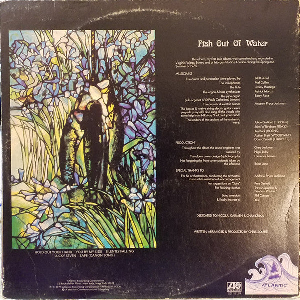 Chris Squire - Fish Out Of Water (Vinyl, LP, Album) Very Good (VG) / Good Plus (G+)