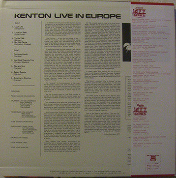 Stan Kenton - Live In Europe (Vinyl, LP, Album) Near Mint (NM or M-) / Very Good (VG)