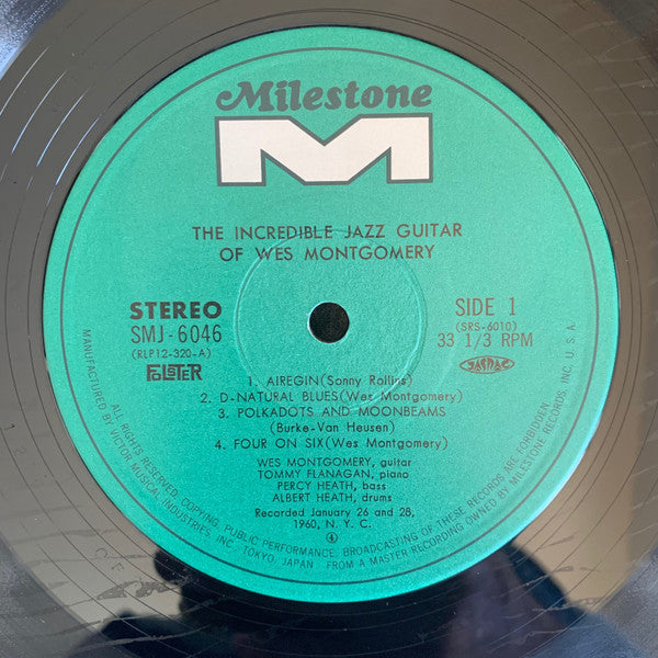 Wes Montgomery - The Incredible Jazz Guitar Of Wes Montgomery (Viny...