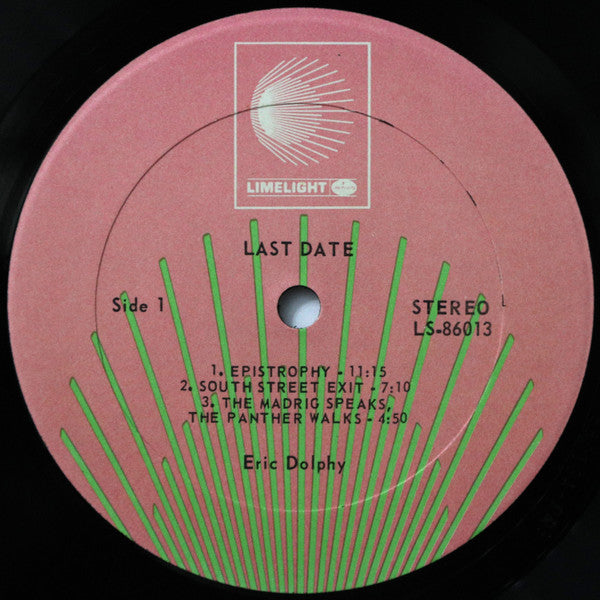 Eric Dolphy - Last Date (Vinyl, LP, Reissue, Stereo)