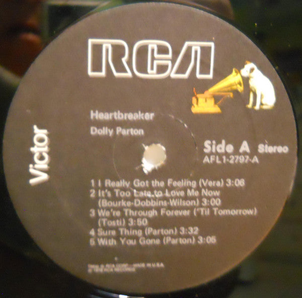 Dolly Parton - Heartbreaker (Vinyl, LP, Album) Good Plus (G+) / Very Good (VG)