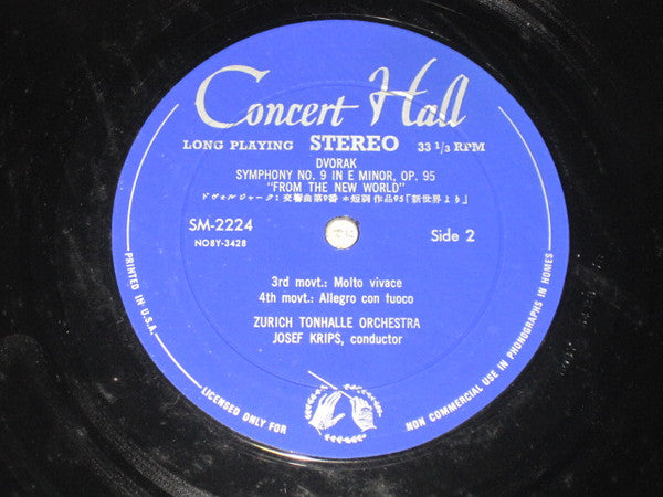 Antonín Dvořák - New World Symphony - Symphony No. 9 In E Minor Opus 95 (Vinyl, LP, Album) Very Good Plus (VG+) / Very Good Plus (VG+)