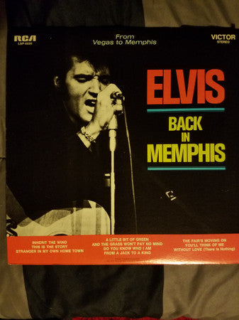 Elvis Presley - From Memphis To Vegas / From Vegas To Memphis (2xVinyl, LP, Album, Reissue, Stereo) Very Good (VG) / Good Plus (G+)