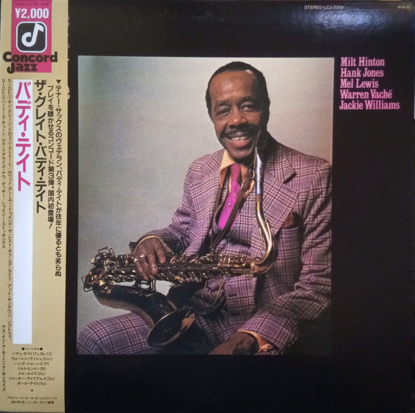 Buddy Tate - The Great Buddy Tate (Vinyl, LP, Album, Reissue) Very Good Plus (VG+) / Very Good (VG)