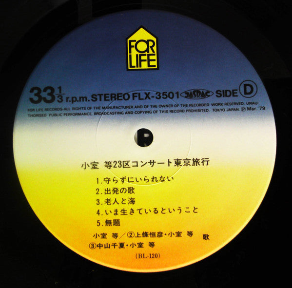 Hitoshi Komuro - 23区コンサート東京旅行 (2xVinyl, LP, Album, Stereo) Very Good Plus (VG+) / Very Good Plus (VG+)