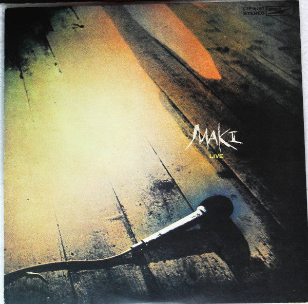Maki Asakawa - Live (Vinyl, LP, Album) Good Plus (G+) / Very Good (VG)