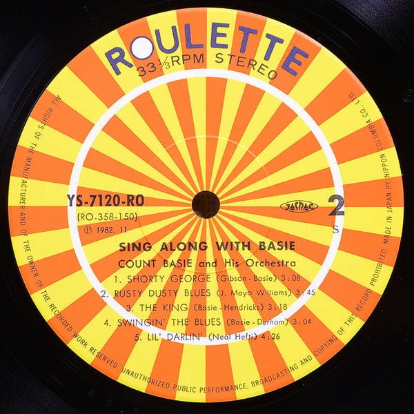 Joe Williams - Sing Along With Basie (Vinyl, LP, Album, Reissue, Stereo) Very Good Plus (VG+) / Very Good Plus (VG+)