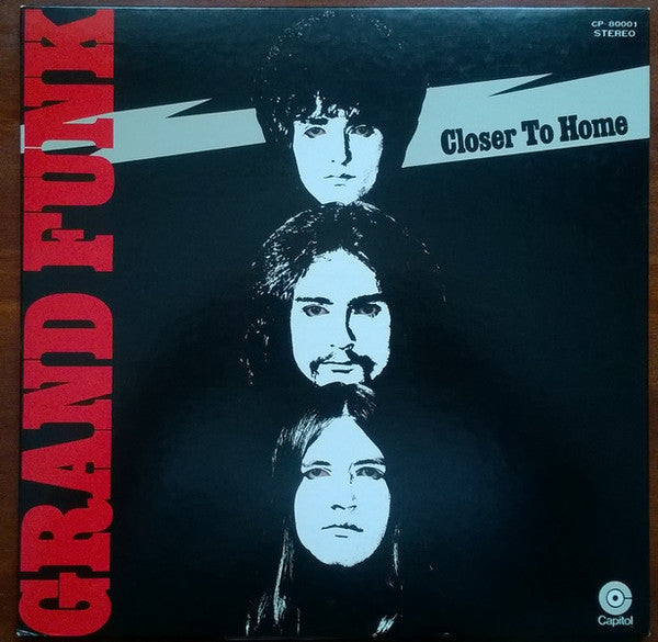 Grand Funk Railroad - Closer To Home (Vinyl, LP, Album, Reissue) Very Good Plus (VG+) / Very Good (VG)