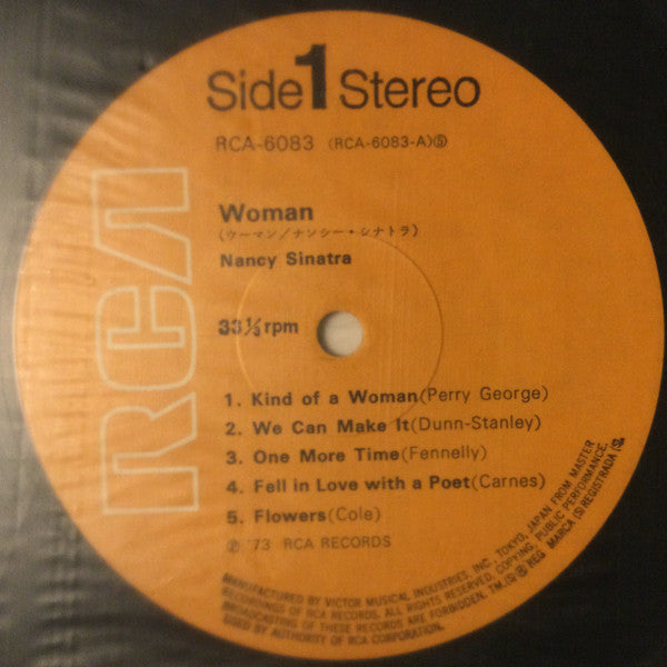 Nancy Sinatra - Woman (Vinyl, LP, Album) Very Good (VG) / Very Good (VG)