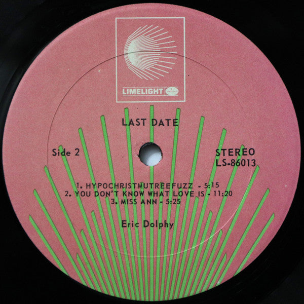 Eric Dolphy - Last Date (Vinyl, LP, Reissue, Stereo)